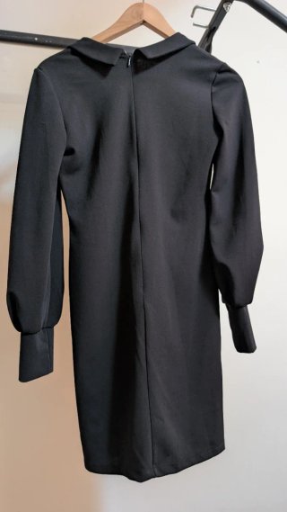 Vestido TFNC Negro Manga Larga