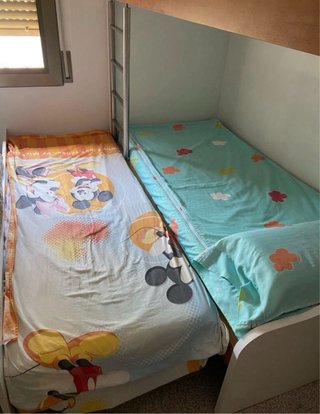 Litera infantil 3 camas + colchones