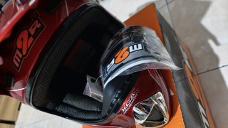Casco M2R Speed Media Rojo