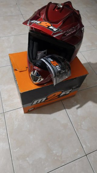 Casco M2R Speed Media Rojo