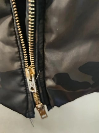 Plumas mujer camuflaje largo