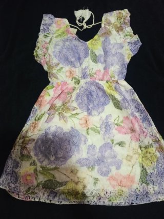 Vestido floral talla S