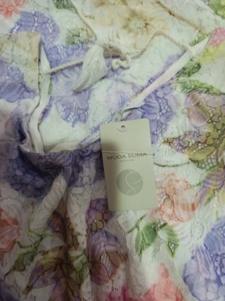 Vestido floral talla S