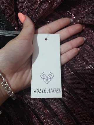 Falda larga plisada brillante nueva con etiqueta
