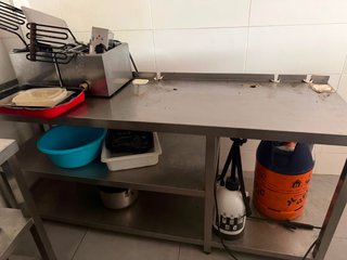 Mesa de trabajo acero inoxidable