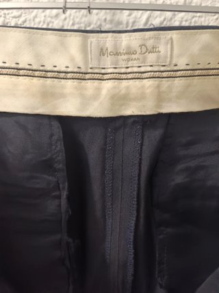 Bermudas mujer Massimo Dutti azul marino