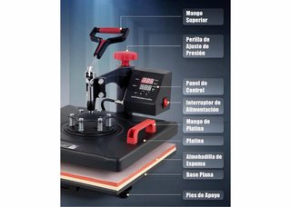 Prensa de Calor CREWORKS 8 en 1