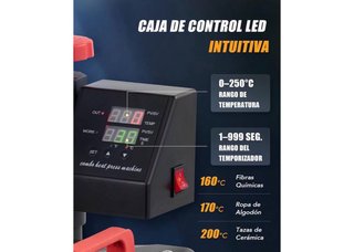 Prensa de Calor CREWORKS 8 en 1
