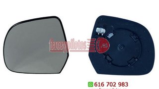 Espejo Cristal + Base Izquierdo Nissan Micra (201