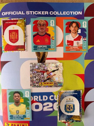 Cromos Panini Mundial 2026