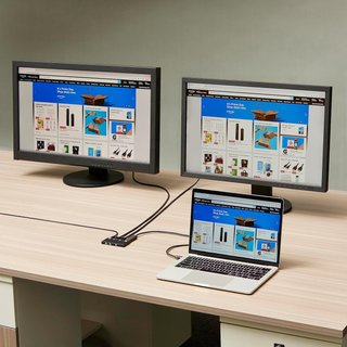 Splitter HDMI con Salida 1 en 2 Monitores Duales