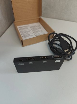 Splitter HDMI con Salida 1 en 2 Monitores Duales