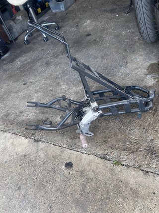 Chasis de competición para moto poket