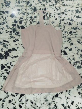 Vestito rosa cipria Holly Bracken - Taglia L