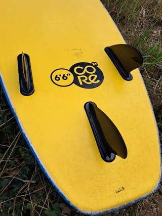 Tabla de surf azul
