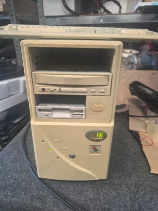 Ordenador Antiguo Vintage ELSI Beige