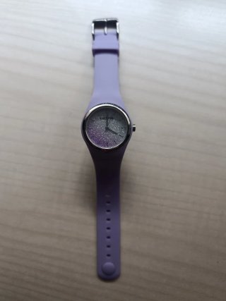 Reloj Calypso Morado y Plateado