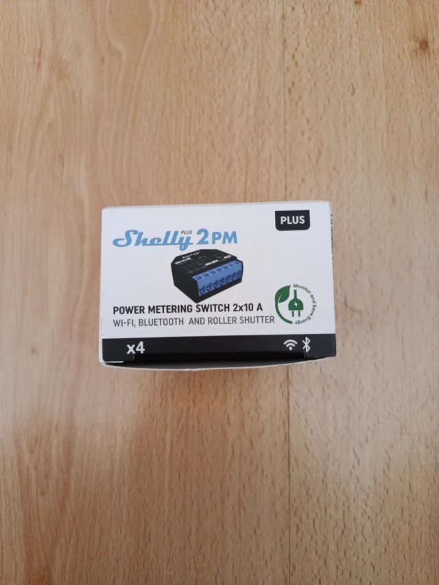 4x Shelly Plus 2PM Power Metering Switch