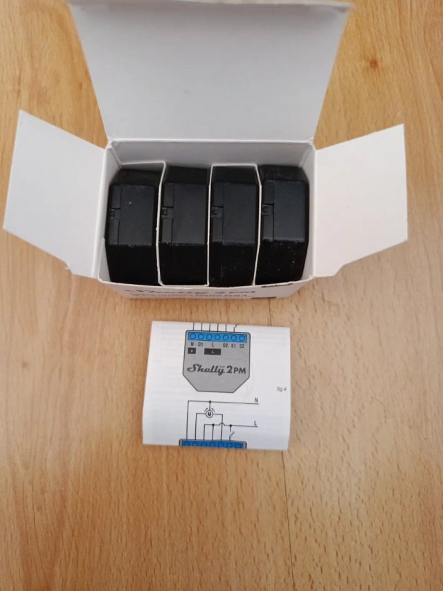 4x Shelly Plus 2PM Power Metering Switch