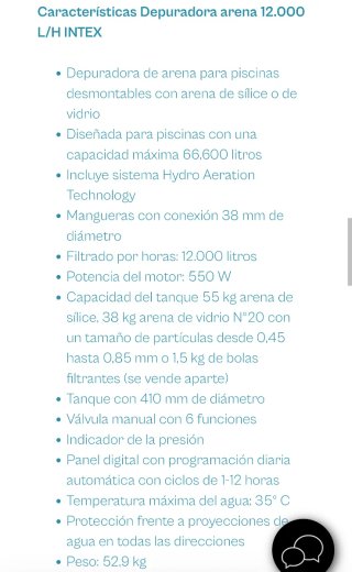 Depuradora Intex SX3200 Escalera Intex