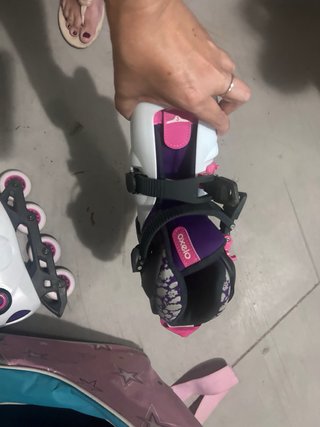 Conjunto de patines y bolso