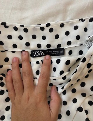 Falda Pantalón Zara Lunares