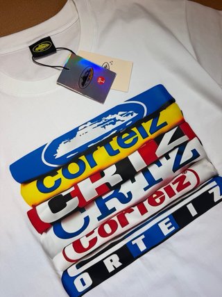 Camiseta Corteiz Blanca Logos