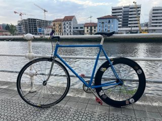 Bicicleta Fixie Azul
