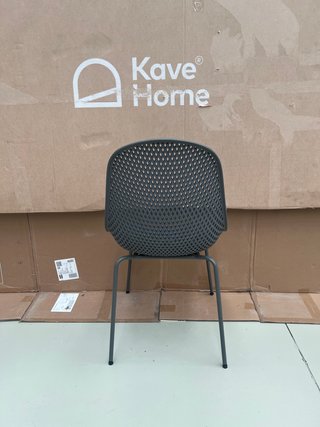 Sedia da esterno Quinby grigia Kave Home