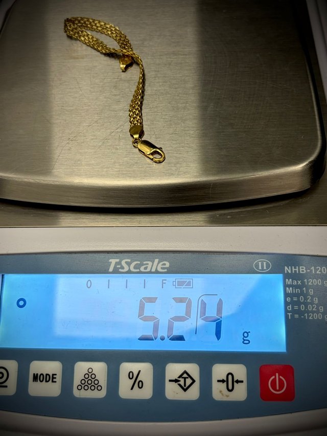 PULSERA DE ORO 18K 5.24GR 17.5CM