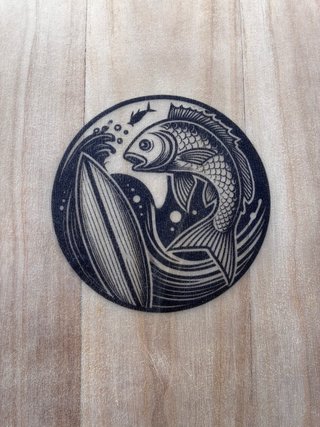 Tabla de surf de madera hueca sostenible