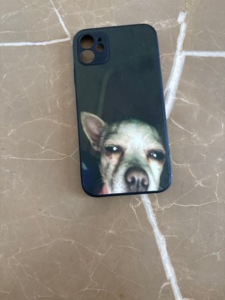 Funda móvil iPhone con foto de perro