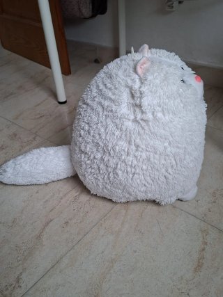 Peluche blanco suave