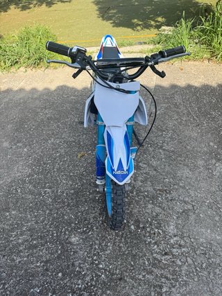 Moto Eléctrica Infantil NEON Azul/Blanco