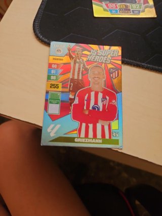 Tarjeta Griezmann 15 Super Heroes LaLiga