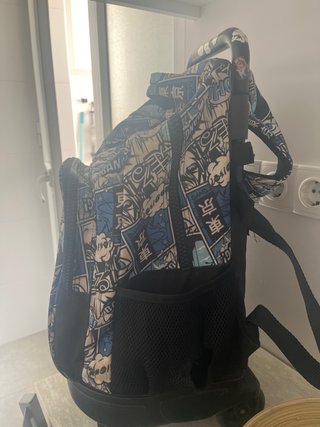 Mochila de carro con estampado anime