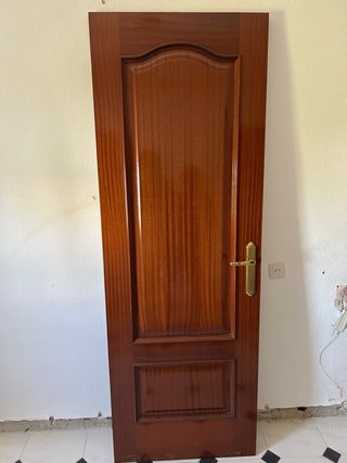 Puerta madera maciza 3 iguales