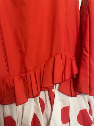 Conjunto Flamenco Rojo y Blanco