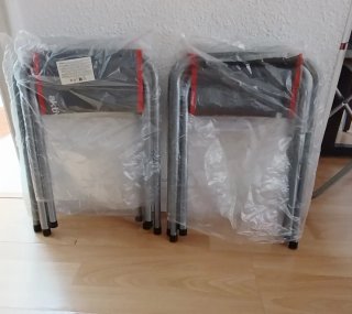 CUATRO Sillas Aktive Plegables Camping