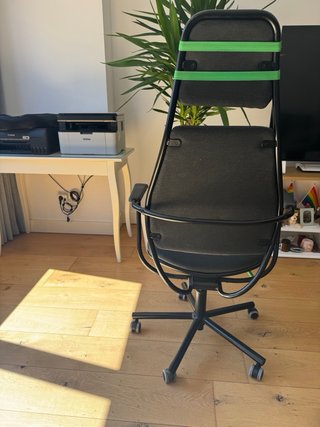 Silla de oficina Ikea negra