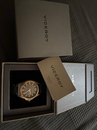Reloj Viceroy Hombre Nuevo Oro y Plata