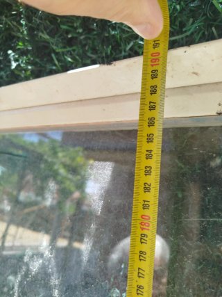 Puerta de terraza con marco y cajón persiana