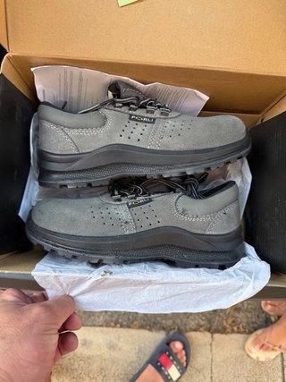 Zapatos de seguridad FORLI grises y negros