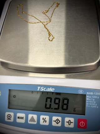 CADENA ORO 18K 40CM 0.98GR