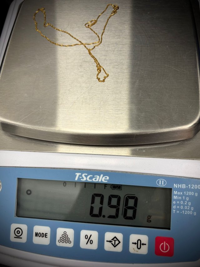 CADENA ORO 18K 40CM 0.98GR