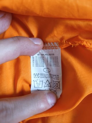 Pantalón chándal naranja fluorescente
