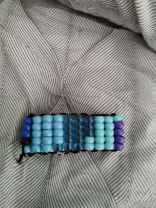 Bracciale perline arcobaleno