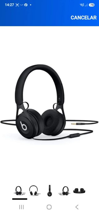 Auriculares Beats EP Blancos y Plateados