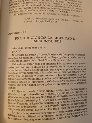 Libro "Historia de los periódicos granadinos"