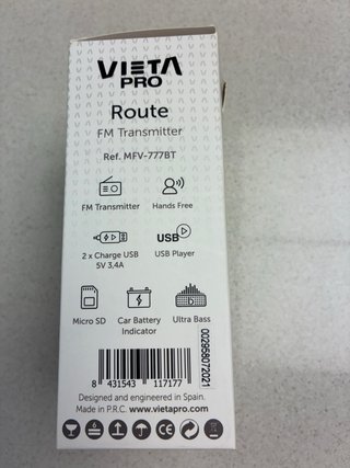 Transmisor FM Vieta pro route